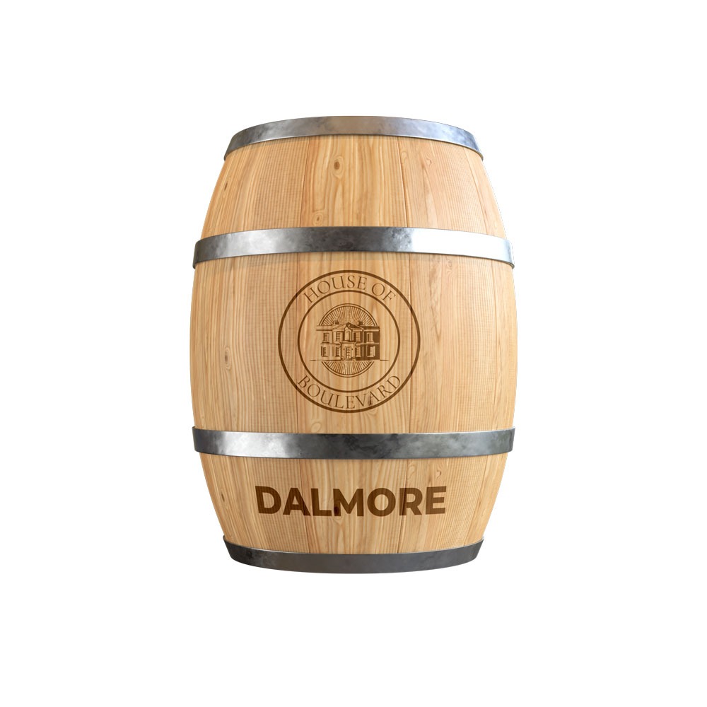 House of Boulevard Dalmore whisky cask representing premium Highland Scotch whisky matured in oak and sherry casks