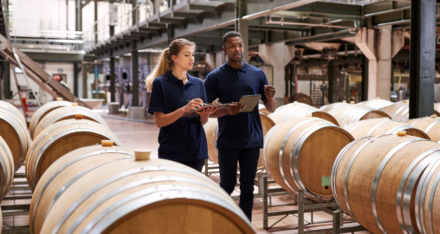 whisky cask warehouse storage export logistics preparation