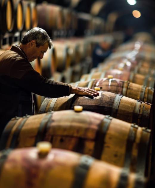 whisky specialist sampling cask glass warehouse inspection